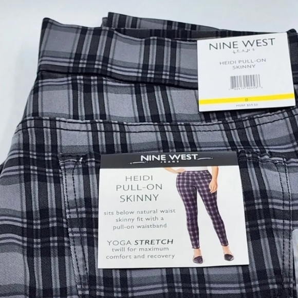 NINE WEST Jeans Women's Heidi Glasgow Pull-On Skinny Pant Yoga Stretch NWT - Picture 5 of 5